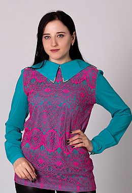 Фото Блуза XPL2-033 Фото Блуза XPL2-033